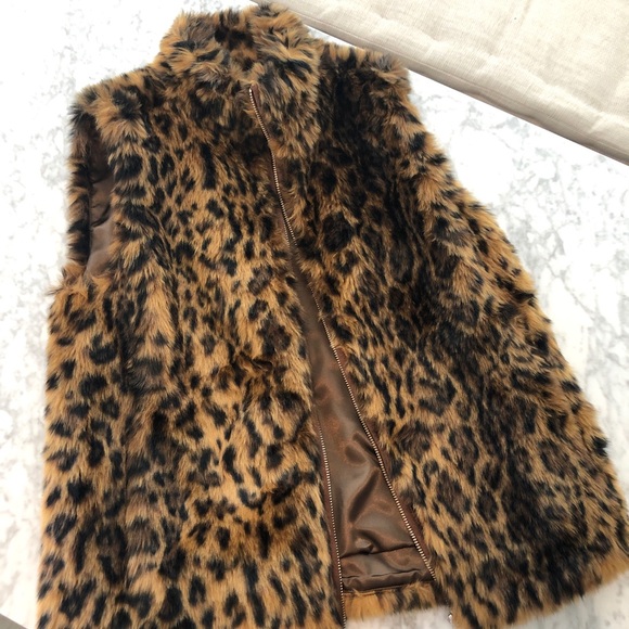 J. Crew Jackets & Blazers - J. Crew Faux-Fur Vest J. Crew Jackets & Blazers - J. Crew Faux-Fur Vest